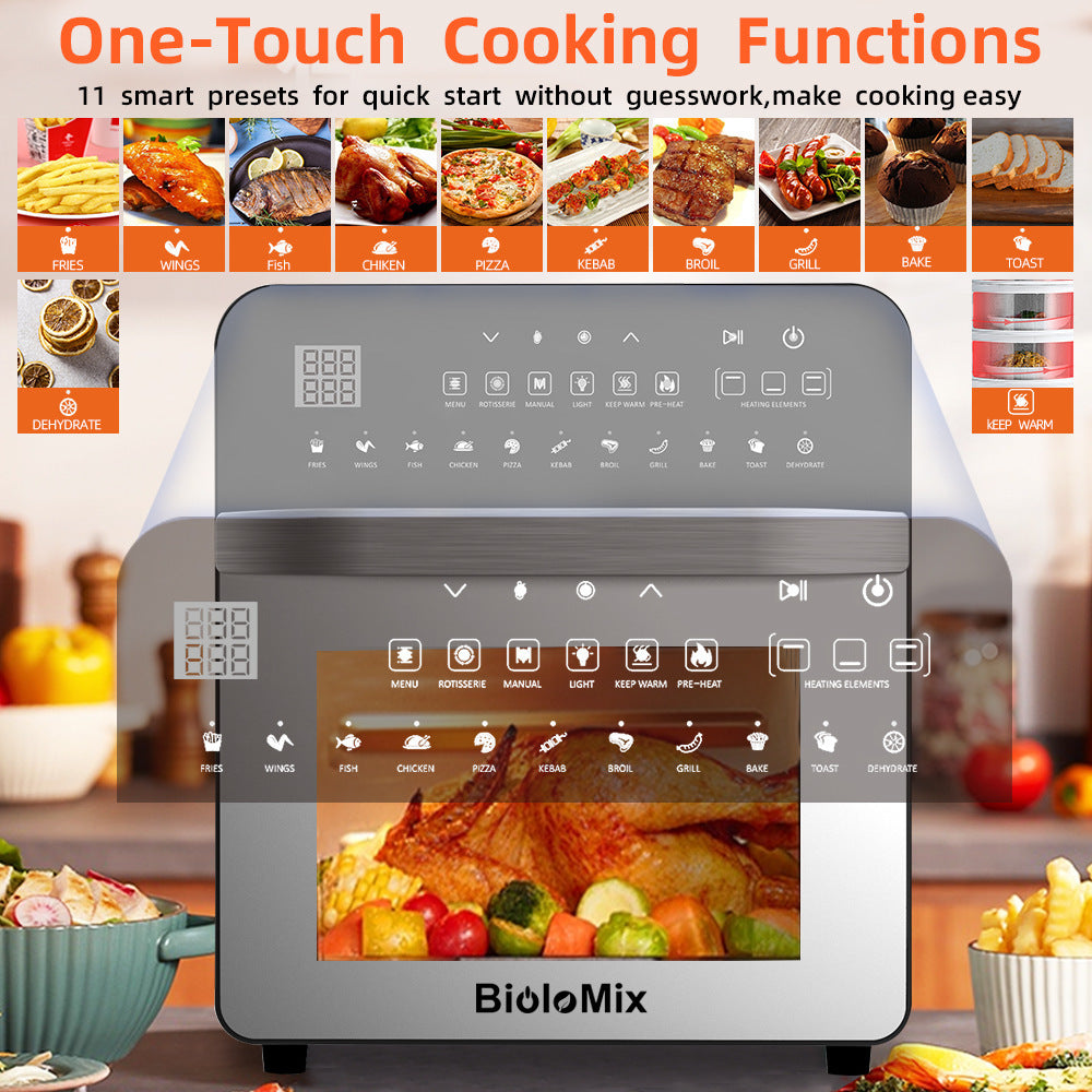 Stainless Steel Dual Heat Oven