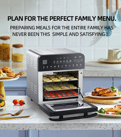 Stainless Steel Dual Heat Oven