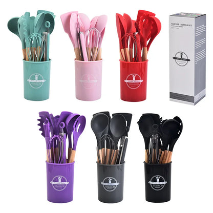 Silicone Kitchen Utensil Set