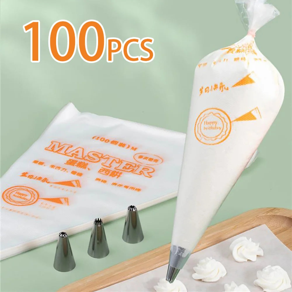 Pastry Bags with Nozzles