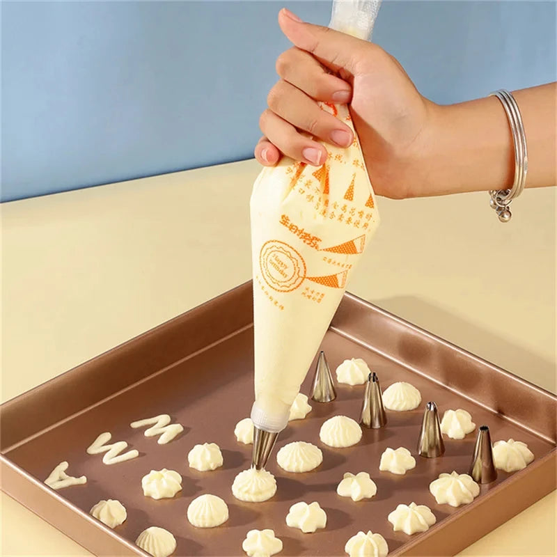Pastry Bags with Nozzles