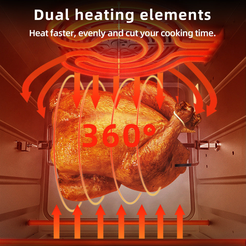 Stainless Steel Dual Heat Oven